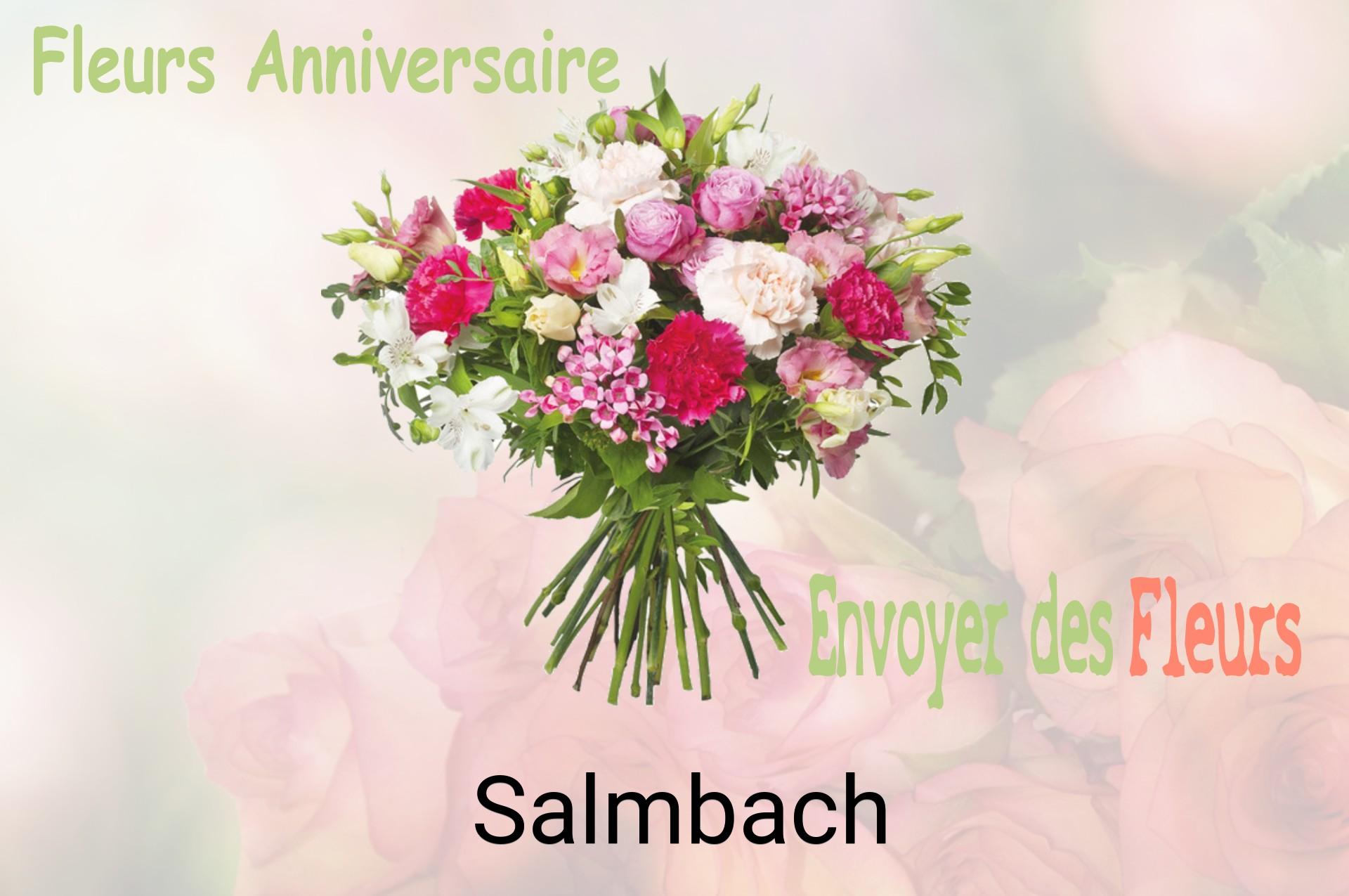 Bouquet de fleurs d’anniversaire livré à Salmbach