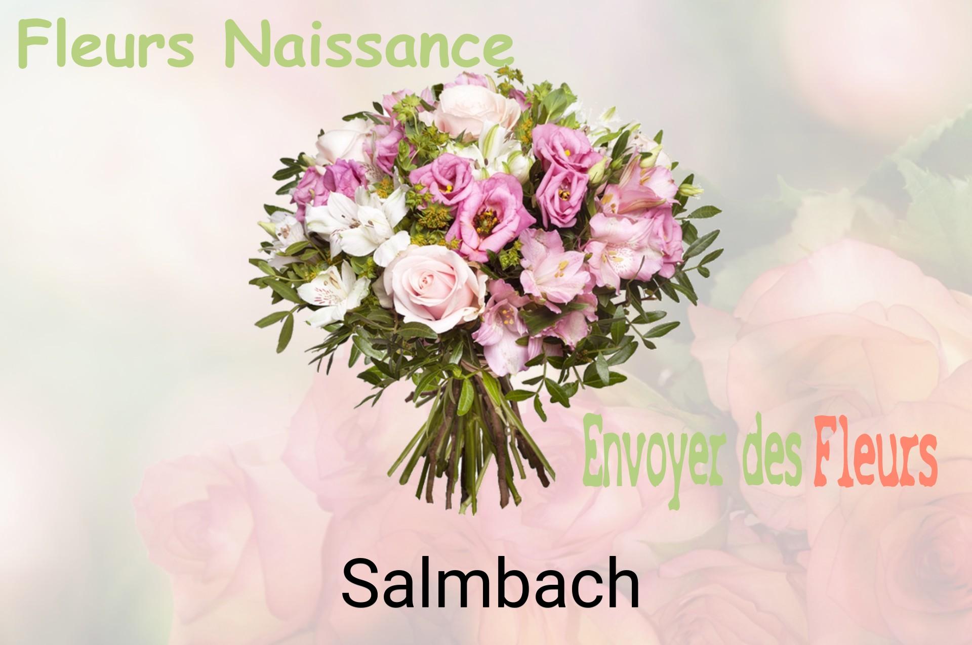 Bouquet de fleurs de naissance livré à Salmbach